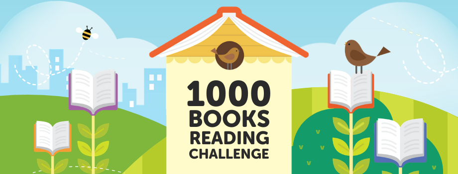 1000 Books Reading Challenge Banner