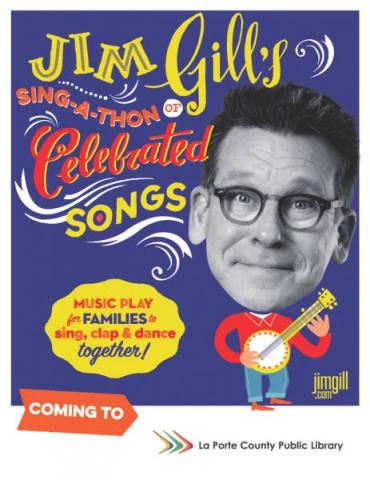 Jim Gills Sing-a-thon poster