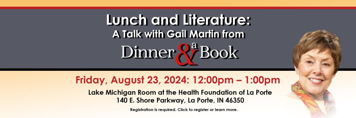 Gail Martin Lunch and Literature Banner