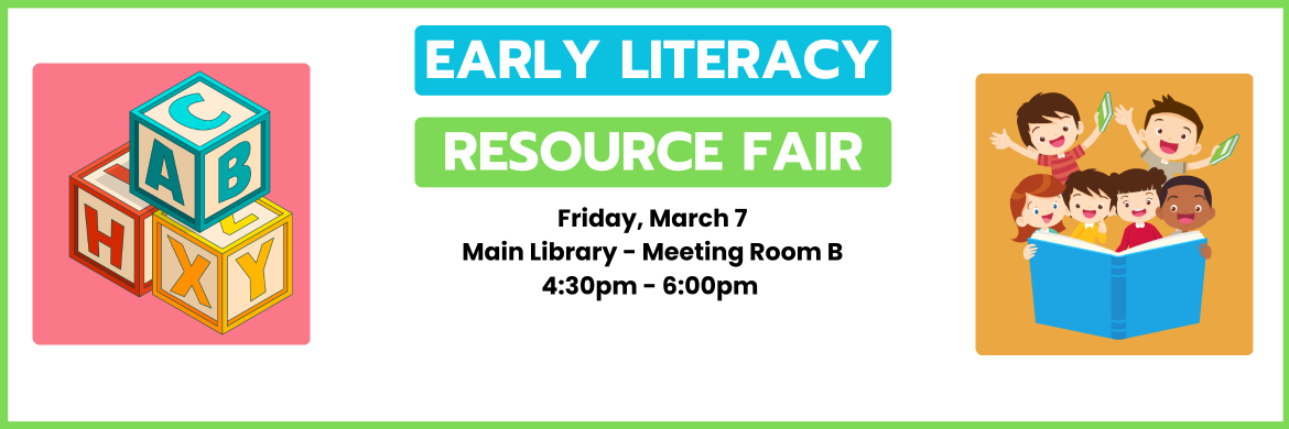 Early Literacy Resource Fair Banner